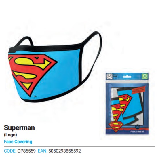 2 Pack Superman Logo?�Face Covering
