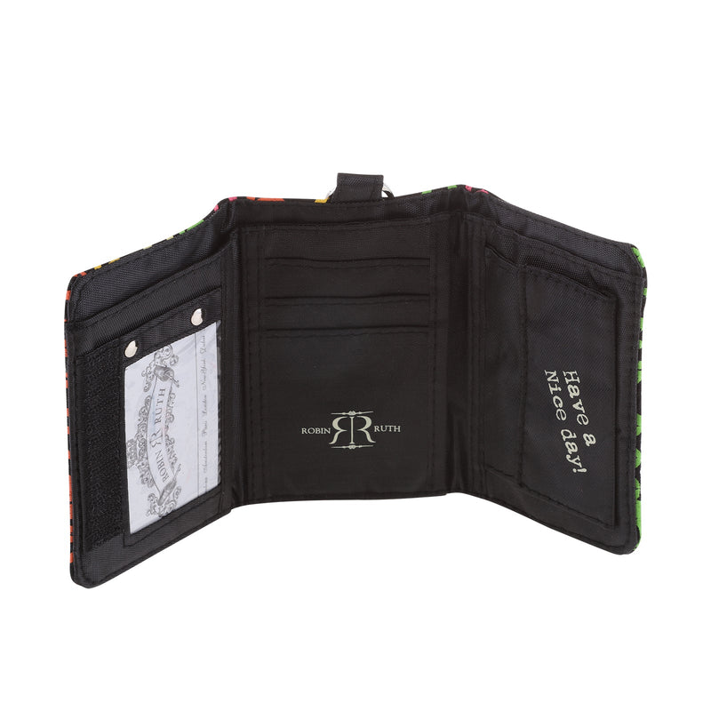 Grace Wallet Rainbow Scotland - Heritage Of Scotland - BLACK/FUCHSIA MULTI