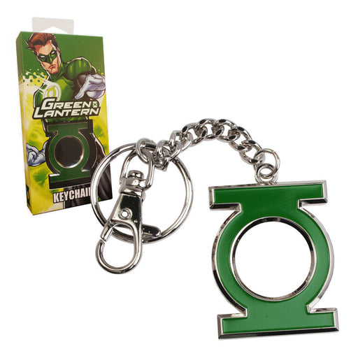 Green Lantern Shaped Colour Keychain - Heritage Of Scotland - NA