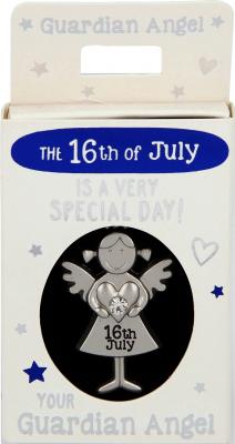 Guardian Angel Pendant 16. July - Heritage Of Scotland - 16. JULY