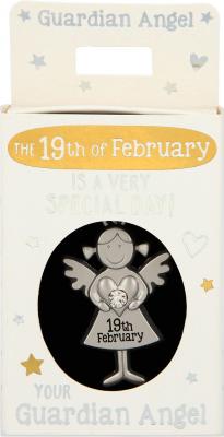 Guardian Angel Pendant 19. February - Heritage Of Scotland - 19. FEBRUARY