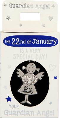 Guardian Angel Pendant 22. January - Heritage Of Scotland - 22. JANUARY