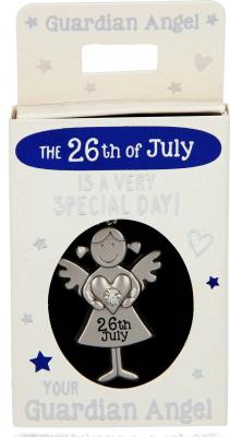 Guardian Angel Pendant 26 July - Heritage Of Scotland - 26 JULY