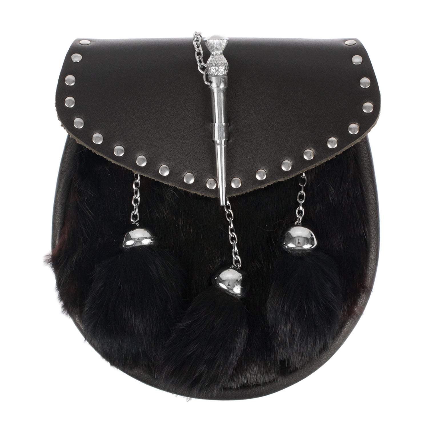 Semi Dress Black Rabbit Pin Closure Sporran main image 0