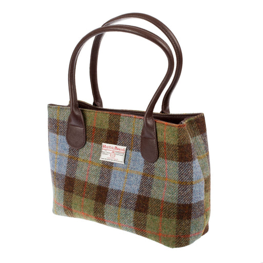 Harris Tweed Cassley Handbag Macleod Tartan - Heritage Of Scotland - MacLeod Tartan