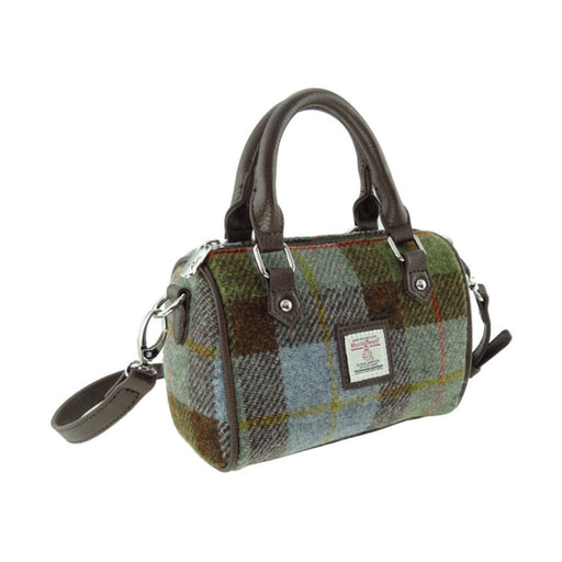 Harris Tweed Kilbride Mini Bowling Bag Macleod Tartan - Heritage Of Scotland - MacLeod Tartan