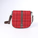 Harris Tweed Ladies Shoulder Bag - Beauly Red Check - Heritage Of Scotland - RED CHECK