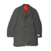 Harris Tweed Men's Wool Coat - Cameron Grey Herringbone - Heritage Of Scotland - GREY HERRINGBONE