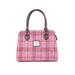 Harris Tweed Midi Tote Bag Findhorn Pink Check - Heritage Of Scotland - PINK CHECK