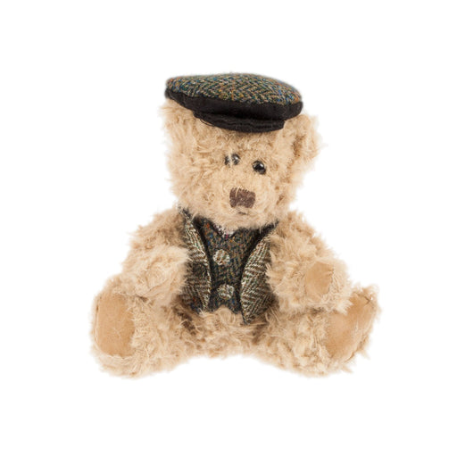 Harris Tweed Teddy Bear Black - Heritage Of Scotland - BLACK