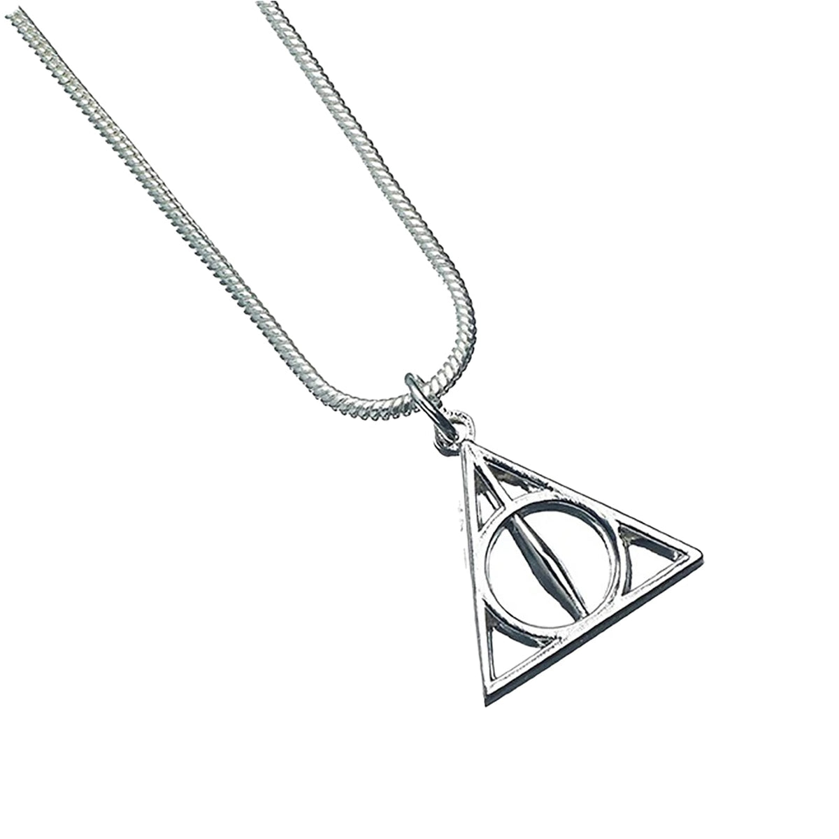 Alex and Ani Harry Potter Deathly Hallows Necklace - Rafaelian Silver  Finish | REEDS Jewelers