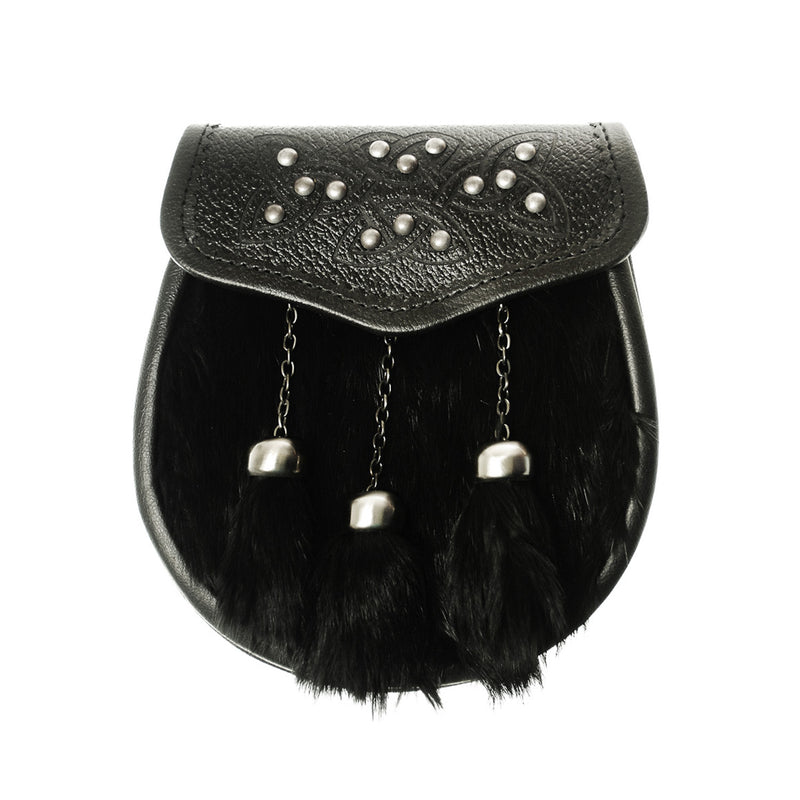 H/D Celtic Design - Heritage Of Scotland - RABBIT FUR (BLACK) / ANTIQUE FINISH