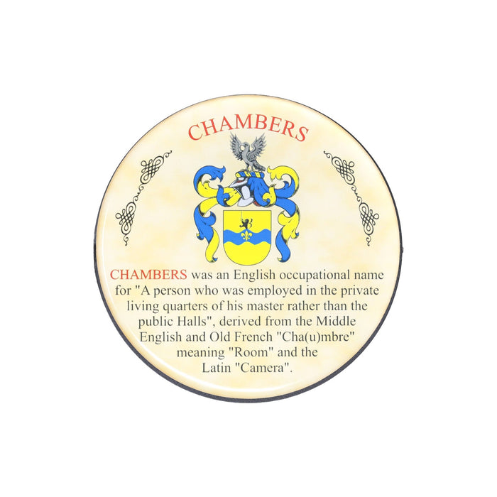 Heraldic Coaster Chambers - Heritage Of Scotland - CHAMBERS