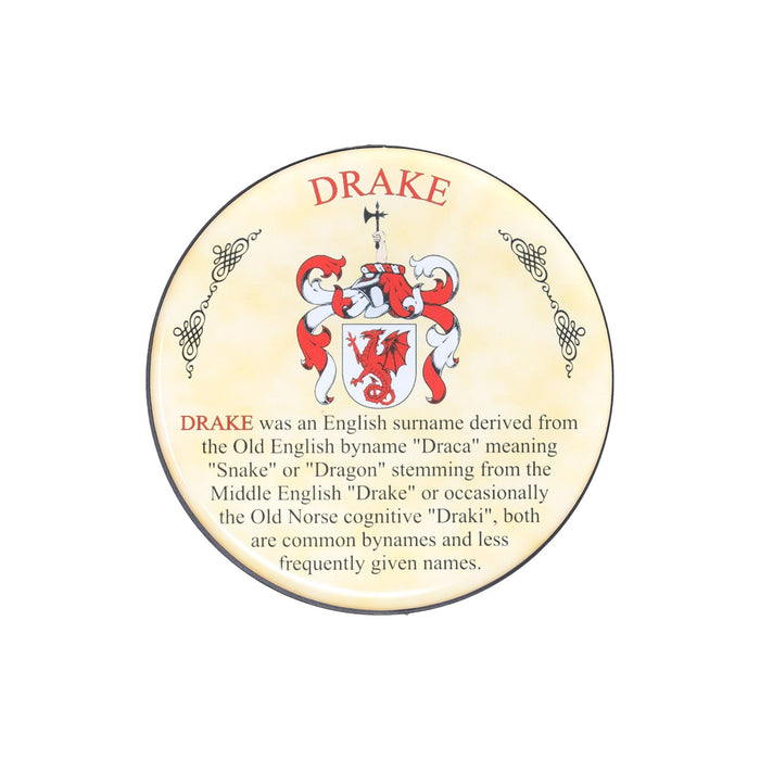 Heraldic Coaster Drake - Heritage Of Scotland - DRAKE