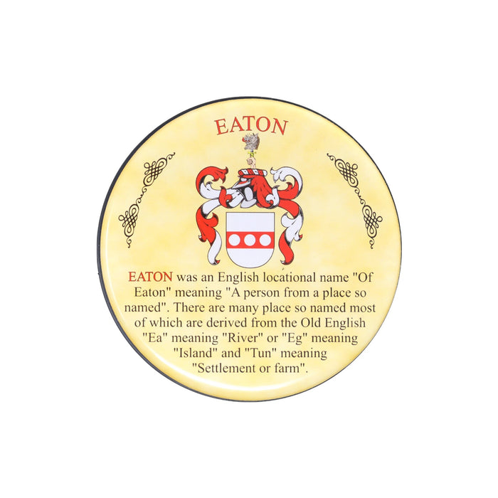 Heraldic Coaster Eaton - Heritage Of Scotland - EATON