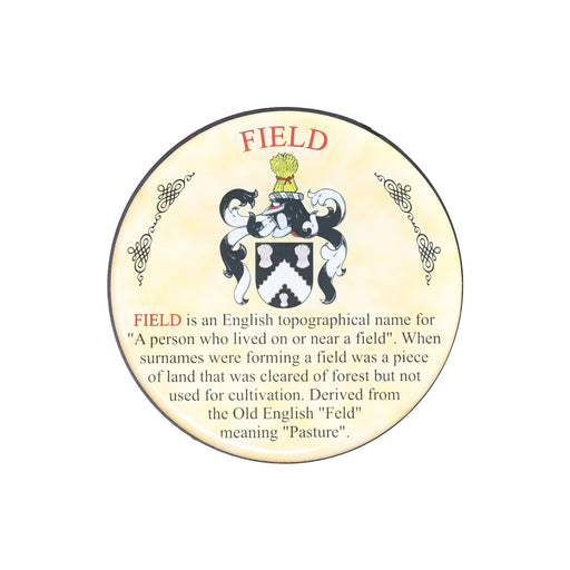 Heraldic Coaster Field - Heritage Of Scotland - FIELD