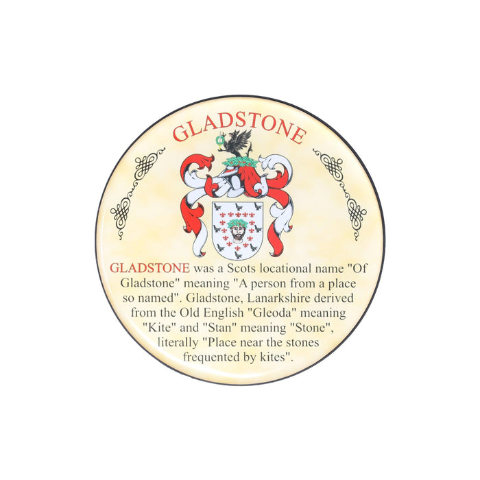 Heraldic Coaster Gladstone - Heritage Of Scotland - GLADSTONE