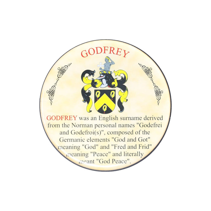 Heraldic Coaster Godfrey - Heritage Of Scotland - GODFREY