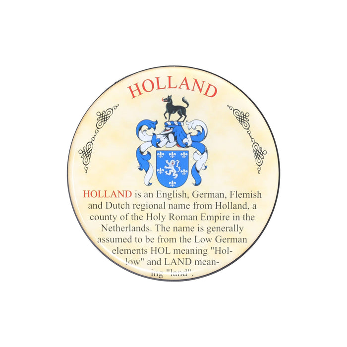 Heraldic Coaster Holland - Heritage Of Scotland - HOLLAND