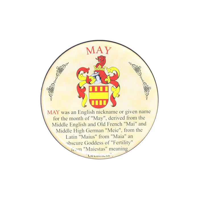 Heraldic Coaster May - Heritage Of Scotland - MAY