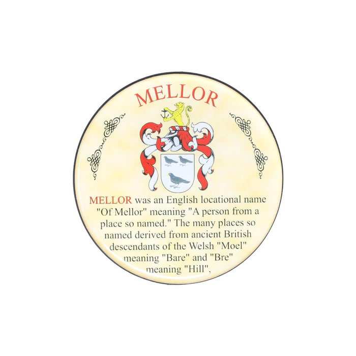 Heraldic Coaster Mellor - Heritage Of Scotland - MELLOR