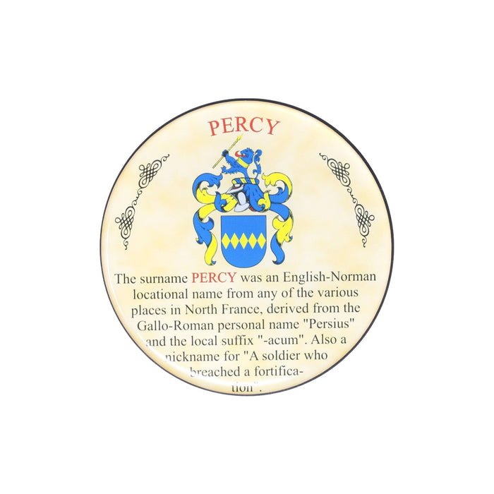 Heraldic Coaster Percy - Heritage Of Scotland - PERCY