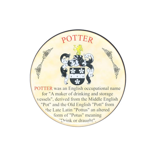 Heraldic Coaster Potter - Heritage Of Scotland - POTTER