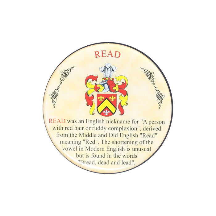 Heraldic Coaster Read - Heritage Of Scotland - READ