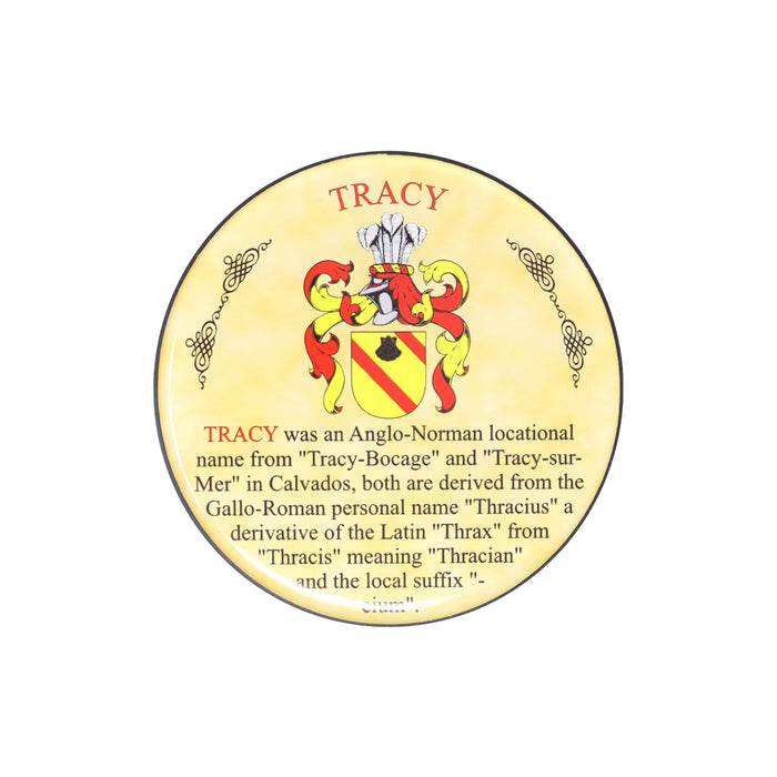 Heraldic Coaster Tracy - Heritage Of Scotland - TRACY