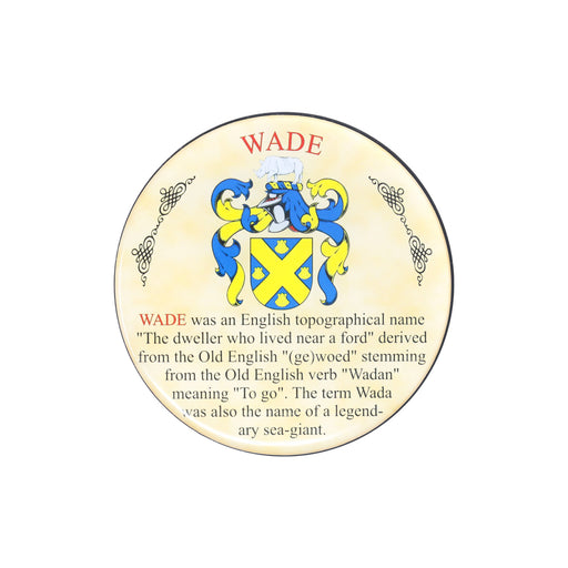 Heraldic Coaster Wade - Heritage Of Scotland - WADE