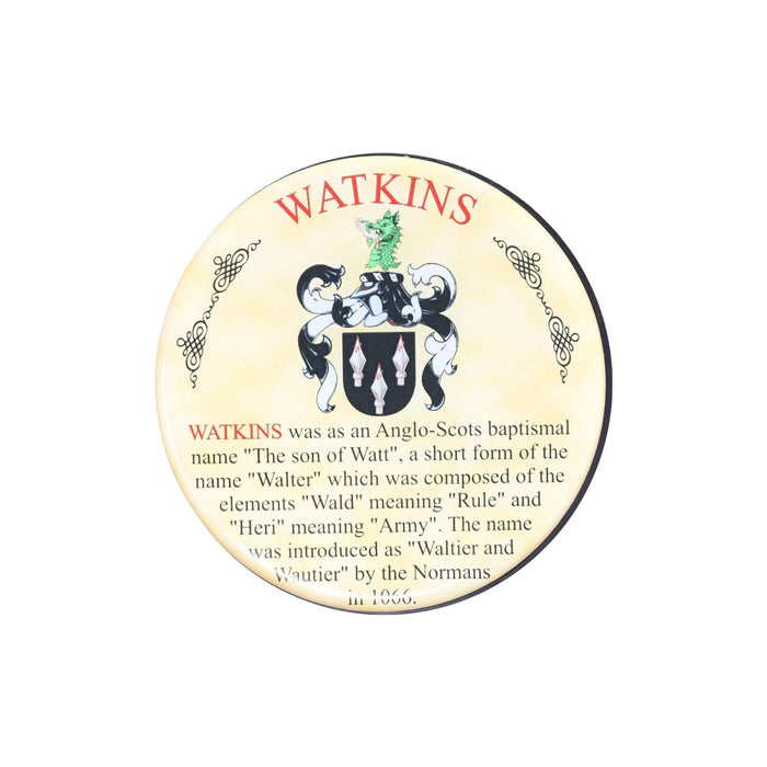 Heraldic Coaster Watkins - Heritage Of Scotland - WATKINS