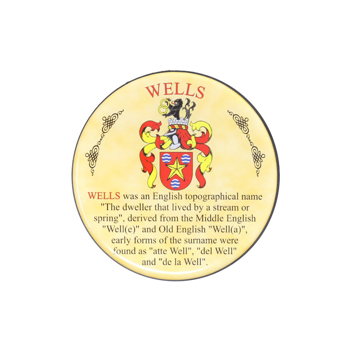 Heraldic Coaster Wells Heritage of Scotland — Heritage Of Scotland
