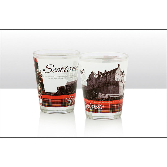 Heraldic Scotland Shot Glass - Heritage Of Scotland - NA