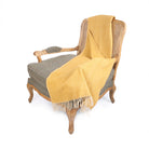 Herringbone Knee Blanket Mustard - Heritage Of Scotland - MUSTARD