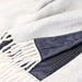 Herringbone Picnic Blanket Silver - Heritage Of Scotland - SILVER