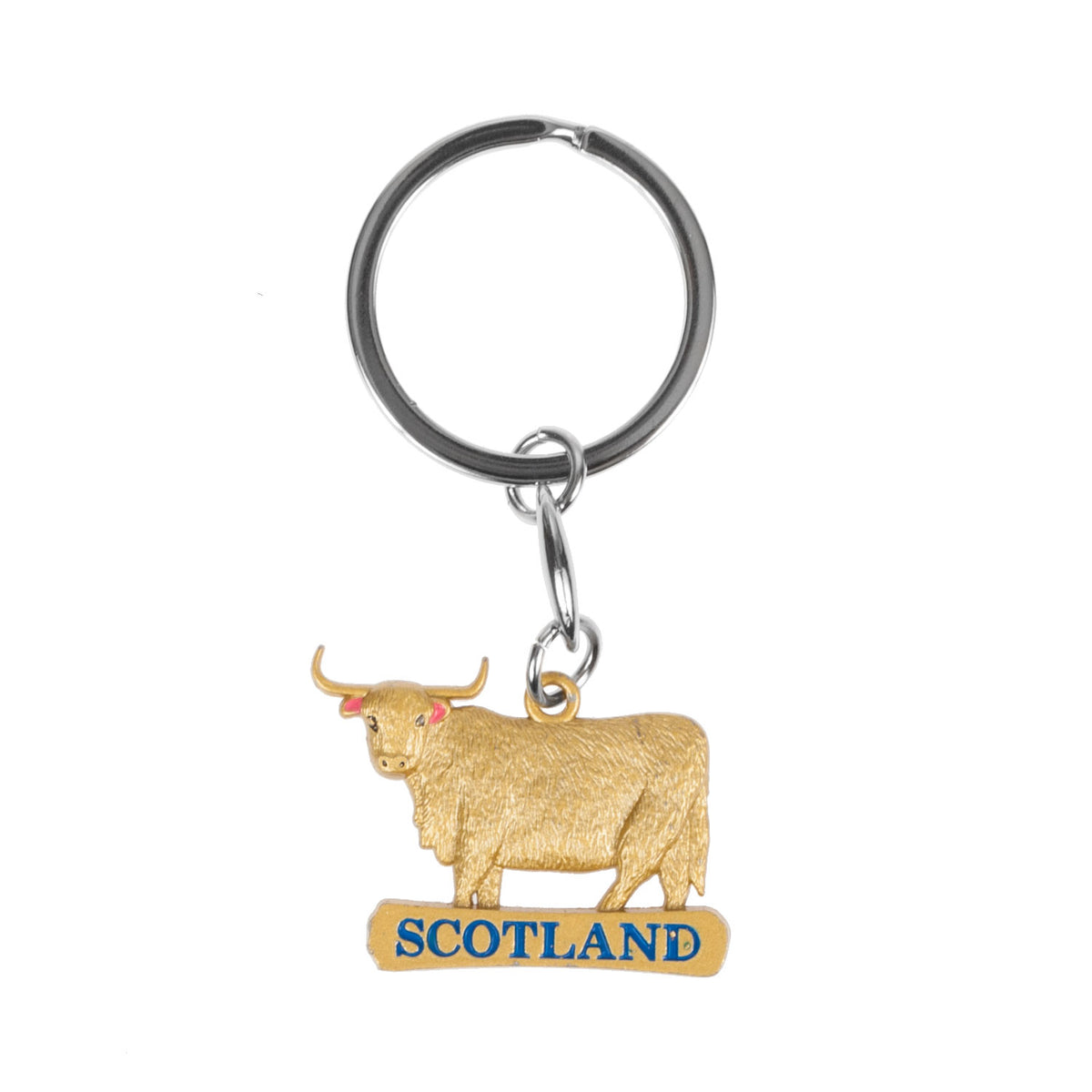 Lemua Highland Cow Keychain