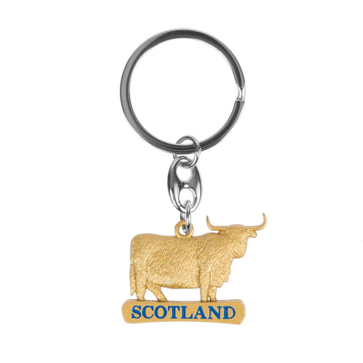 Lemua Highland Cow Keychain