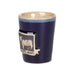 Highland Cow Stoneware Shot Glass. Blue - Heritage Of Scotland - BLUE
