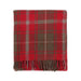 Highland Wool Blend Tartan Blanket / Throw Extra Warm Dark Maple - Heritage Of Scotland - DARK MAPLE