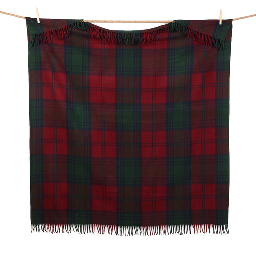 Highland Wool Blend Tartan Blanket Throw Lindsay - Heritage Of Scotland - LINDSAY