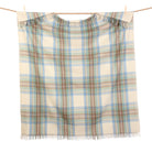 Highland Wool Blend Tartan Blanket Throw Stewart Muted Blue - Heritage Of Scotland - STEWART MUTED BLUE