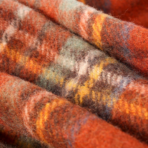 Highland Wool Blend Tartan Blanket Throw Stewart Royal Antique - Heritage Of Scotland - STEWART ROYAL ANTIQUE