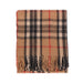 Highland Wool Blend Tartan Blanket Throw Thomson Camel - Heritage Of Scotland - THOMSON CAMEL