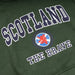 Hooded Top Emb. Scot/Celtic/ Flag/ Lion - Heritage Of Scotland - BOTTLE GREEN