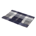 Hos 100% Lambswool Wide Scarf Bannockbane Silver - Heritage Of Scotland - BANNOCKBANE SILVER