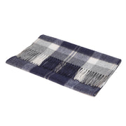 Hos 100% Lambswool Wide Scarf Bannockbane Silver - Heritage Of Scotland - BANNOCKBANE SILVER