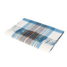 Hos 100% Lambswool Wide Scarf Stewart Muted Blue - Heritage Of Scotland - STEWART MUTED BLUE