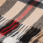 Hos 100% Lambswool Wide Scarf Thomson Camel - Heritage Of Scotland - THOMSON CAMEL