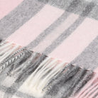 Hos 100% Lambswool Wide Scarf Thomson Pale Pink - Heritage Of Scotland - THOMSON PALE PINK