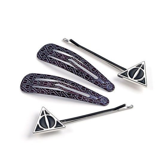 Hp Deathly Hallows Hair Clip Set - Heritage Of Scotland - NA